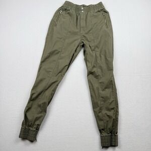 Abercrombie & Fitch Olive Green Zipper Pocket High Rise Jogger Pants XS Gorpcore